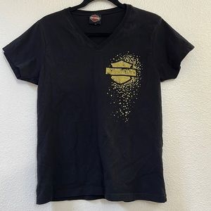 Vintage Harley Davidson Washington short sleeved top baby tee T-shirt Sz L